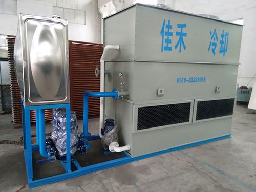 封閉式冷卻塔是由哪些配件組合而成的？
